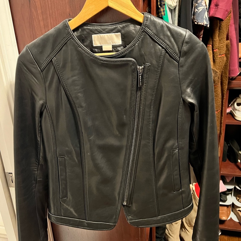 Excellent condition Micheal Kors Leather Jacket